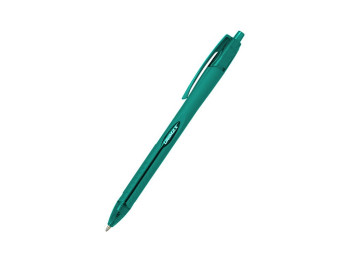 Ручка шариковая автоматическая Aerogrip зеленая. Unimax UX-136-04