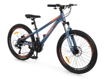Велосипед Profi Freedom FD-2406, алюминиевая рама, колеса 24 дюйма, Shimano 21 скорость