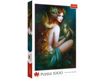 Пазлы Девушка с драконом, 1000 элементов, Trefl