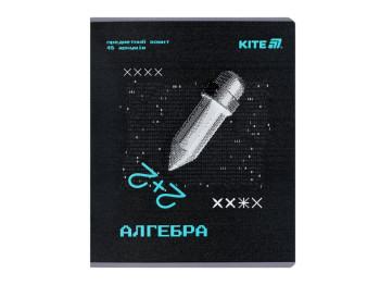 Тетрадь предметная Алгебра Techno K25-240-3 A5, 48 листов, клетка (цена за 1шт) Kite