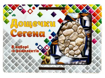 Дошки Сегена з візерунками, 10×7,5 см, навчальні, Ubumblesbees
