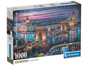 Пазлы Фонари Дуная Clementoni, 1000 элементов