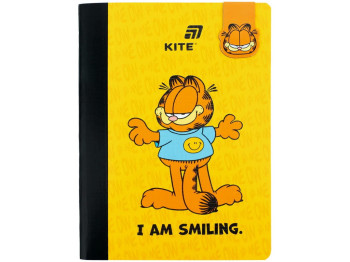 Блокнот А5 с магнитной закладкой в клетку Garfield Retro Kite GF26-192, 60 листов