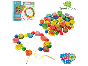 Деревянная игрушка Шнуровка. Tree Toys MD 1009