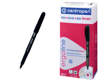 Маркер CD-Liner ergoline зеленый 0,6мм. Centropen 4616/04