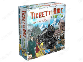 Настільна гра Ticket to Ride. Європа. 3-е російське видання. Hobby World 4620011810328