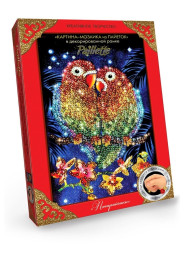 Набір для творчості Мозаїка з паєток Попугайчики, Danko Toys