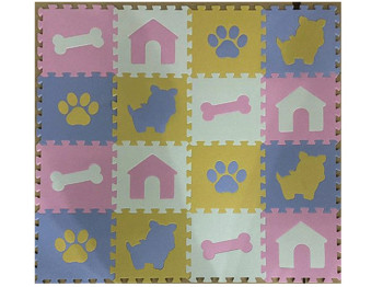 Дитячий розвиваючий килимок-пазл Мозаїка. Животные. MR 1291