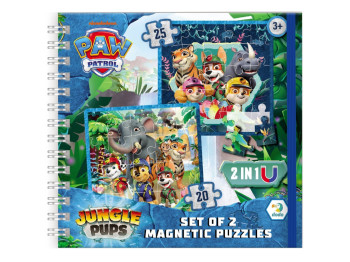 Магнітний пазл Paw Patrol. Лапи джунглів, DoDo 200543