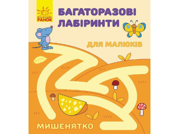 Детская книга Многоразовые лабиринты, Мышонок, Ранок