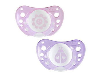 Пустышка силиконовая Physio Air 2 шт, Chicco