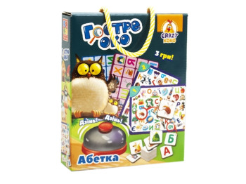 Игра с звонком. Зоркий глаз. Абетка. Vladi Toys VT8010-14