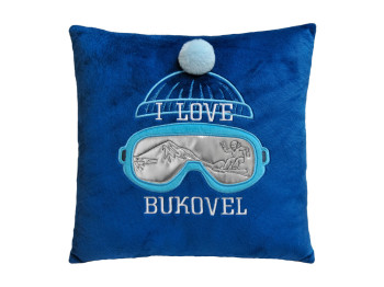 Подушка декоративная I Love Bukovel, мягкая, Tigres