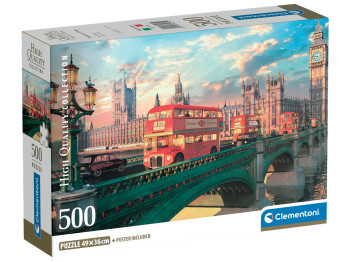 Пазлы Вестминстерский мост в Лондоне Clementoni, 500 элементов