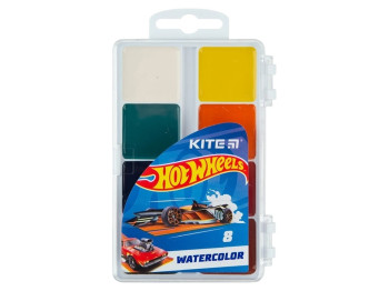 Краски акварельные Hot Wheels 8 цветов. Kite HW23-065