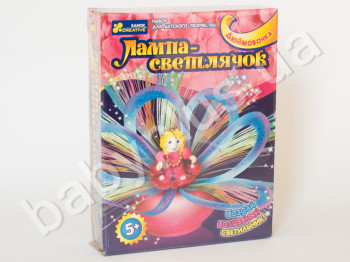 Лампа-светлячок Дюймовочка, Изготовление ночного светильника с использованием лепки пластилином