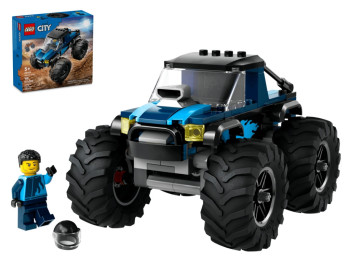 Конструктор LEGO City Синий грузовик-монстр, 148 деталей