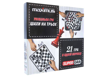 Шахматы на троих 21 игра. Maximus 5474