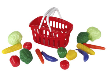 Набор Овощи в корзине. Toys-plast ИП.18.003