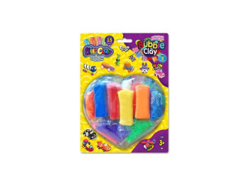 Набір для творчості із пластиліну на блістері Air Clay+Bubble Clay, Danko Toys