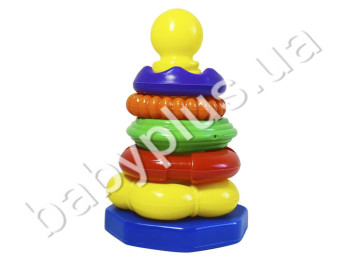 Пірамідка №4 Фігурні кільця. Lico Toys Л-021P