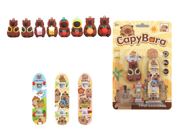 Фінгерборд з аксесуарами Capybara Finger Skateboard, мікс видів; (ціна за 1шт)