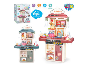 Кухня игровая со светом и звуком 16860AB, 70 см, с мойкой и паром, Limo Toy