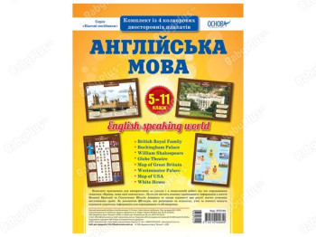 Наглядные пособия. Комплект плакатов. Английский язык. 5-11 классы. Основа ЗПП048