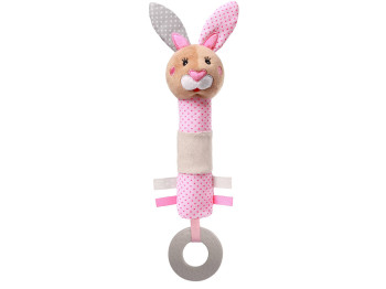 Игрушка с пищалкой Кролик Юлия 9х24 см. BabyOno 621