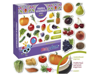 Набор магнитов Fruits and vegetables. Magdum ML4031-15 EN