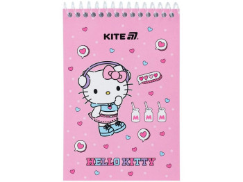 Блокнот на спіралі Hello Kitty, A6, 48 аркушів