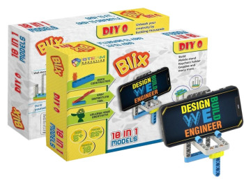 Конструктор поліпропіленовий BLIX. Тримач . 25 елементів. 10 моделів. ZEPHYR 06031
