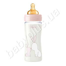 Бутылочка стекло Original Touch, 240мл, 0м+, Chicco