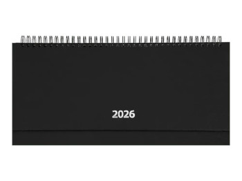 Планинг датированный настольный BuromaxStrong 2026, 120 страниц, чорний