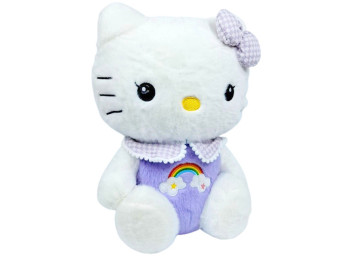 Мягкая игрушка Кошечка в сиреневом комбинезоне, 30 см, Сонечко
