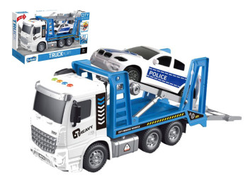 Ігровий набір евакуатор Rescue Team Truck Heavy з поліцейською машинкою, 1:14