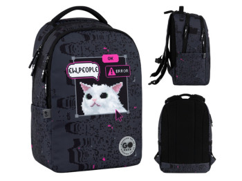 Рюкзак школьный GoPack Teens GO26-135M-2, 39x29x13 см, с отделениями, GoPack