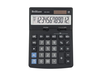 Калькулятор BS-222N 12р., 2-пит, BRILLIANT BS-222N