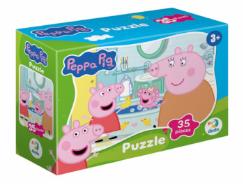 Пазл-міні на 35 елементів Peppa Pig, Качечки у ванній, DoDo 200679