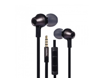 Дротові навушники RM-610D Earphone. Remax Black
