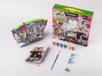 Набір для творчості Сумка-розмальовка міні My color bag mini, Danko Toys