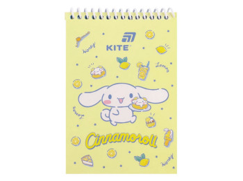 Блокнот на спіралі А6 Kite Cinnamoroll CR26-196, 48 аркушів, нелінований