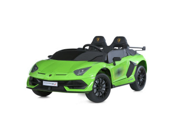 Дитячий електромобіль зелений Lamborghini