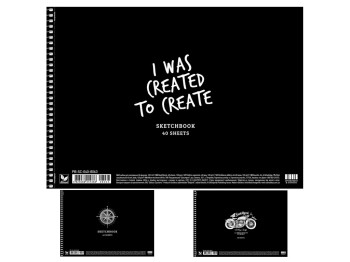 Альбом для рисования на спирали Sketch Book, А4, 40 листов, микс видов