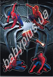 Магніт плоский Людина Павук (6 дет)