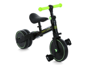 Дитячий велосипед-біговел MBB 1008 lime green, трансформер 3в1, Profi Kids