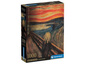Пазли 1000 елементів, "Музейна колекція", Мунк "Крик", Clementoni 39791