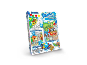 Розмальовка водна з наліпками „Aqua Painter Грузовик з арбузами”, від 7 років, Danko Toys