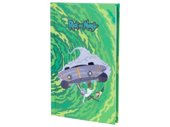 Книга записная в клетку Rick & Morty А6. 80 листов. Kite RM22-199-1