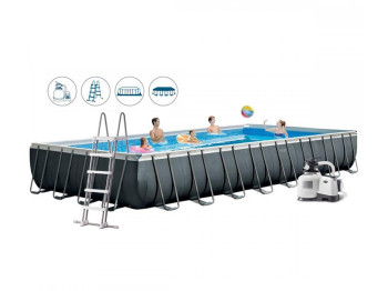 Басейн каркасний прямокутний Ultra XTR. Intex 26374